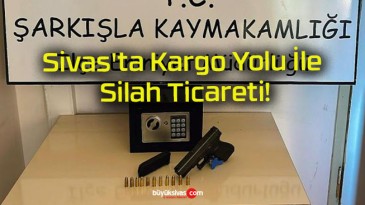 Sivas’ta Kargo Yolu İle Silah Ticareti!