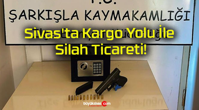 Sivas’ta Kargo Yolu İle Silah Ticareti!