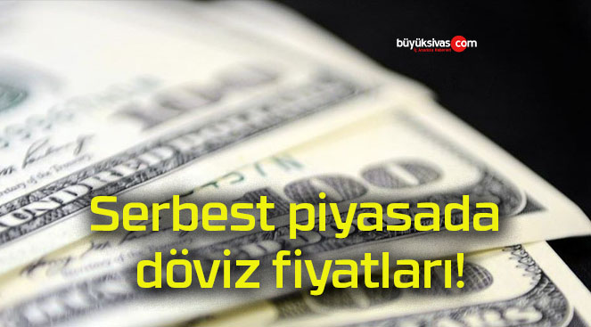 Serbest piyasada döviz fiyatları!