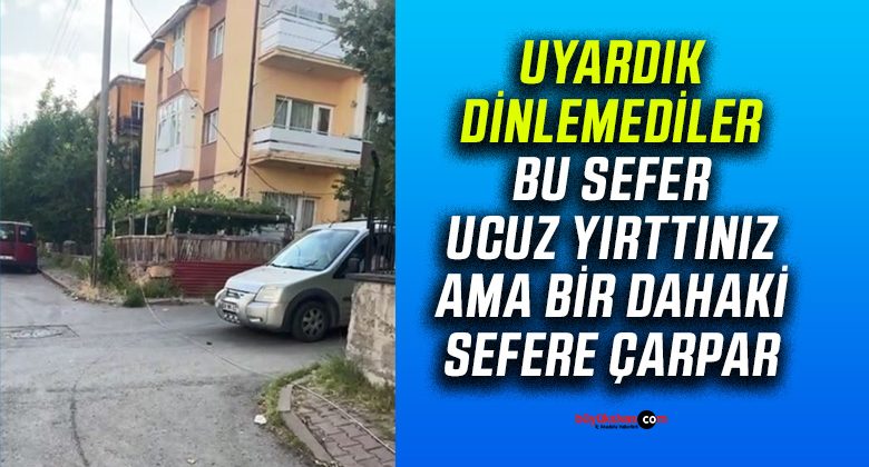 Sivas’ta az kalsın araçtaki vatandaş canından oluyordu