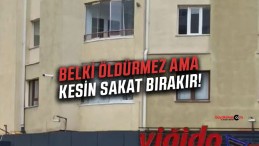 Sivas’ta Rüzgarın Etkisiyle Cam Balkon Tehlike Saçıyor