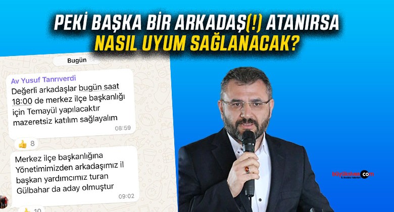 Yusuf Tanrıverdi temayül için arkadaşını işaret etti… Boşuna aday olmayın!