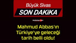 Mahmud Abbas’ın Türkiye’ye geleceği tarih belli oldu!