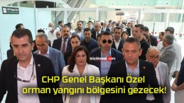 CHP Genel Başkanı Özel orman yangını bölgesini gezecek!