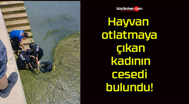 Hayvan otlatmaya çıkan kadının cesedi bulundu!