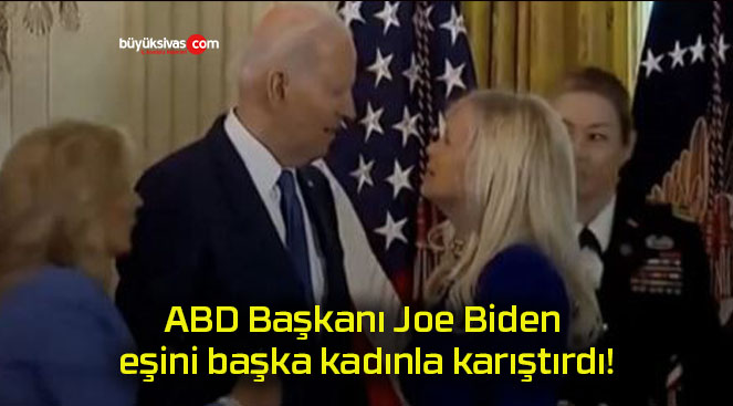 ABD Başkanı Joe Biden eşini başka kadınla karıştırdı!