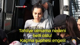 Tahliye olmama nedeni belli oldu! Kaçma şüphesi engeli!