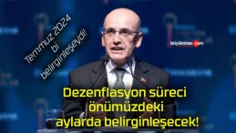 Dezenflasyon süreci önümüzdeki aylarda belirginleşecek!