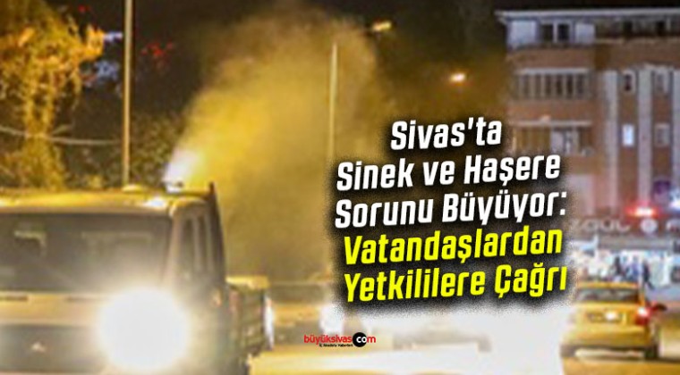 Sivas’ta Sinek ve Haşere Sorunu Büyüyor: Vatandaşlardan Yetkililere Çağrı