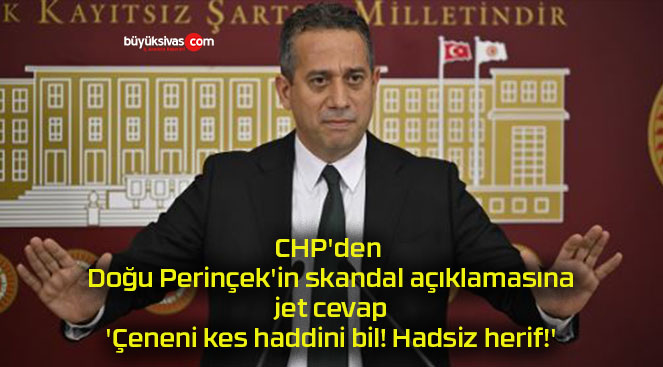 CHP’den Doğu Perinçek’in skandal açıklamasına jet cevap ‘Çeneni kes haddini bil! Hadsiz herif!’