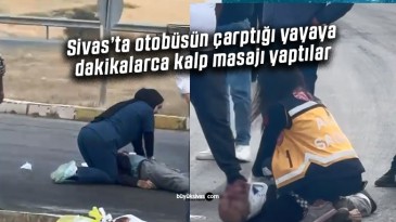 Sivas’ta Şehirlerarası Otobüs Yayaya Çarptı: Yaralının Durumu Ciddiyetini Koruyor