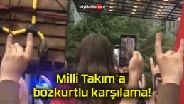 Milli Takım’a bozkurtlu karşılama!