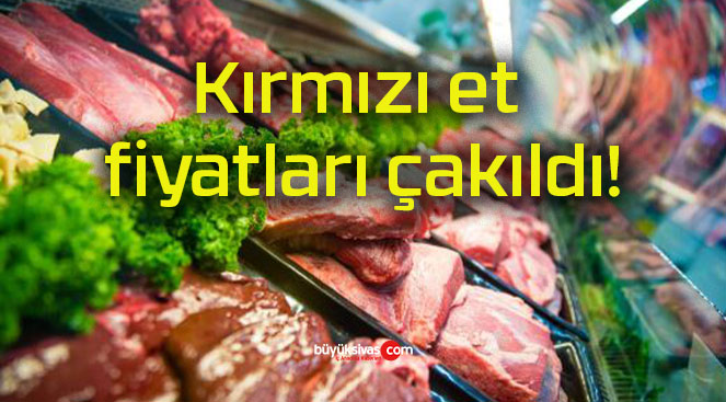 Kırmızı et fiyatları çakıldı!