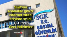 SGK’nin ’emekliler.gov.tr’ internet sitesi erişime açıldı! QD kodla özel indirimler!