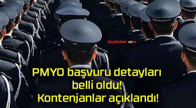 PMYO başvuru detayları belli oldu! Kontenjanlar açıklandı!