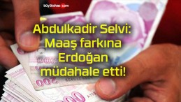 Abdulkadir Selvi: Maaş farkına Erdoğan müdahale etti!