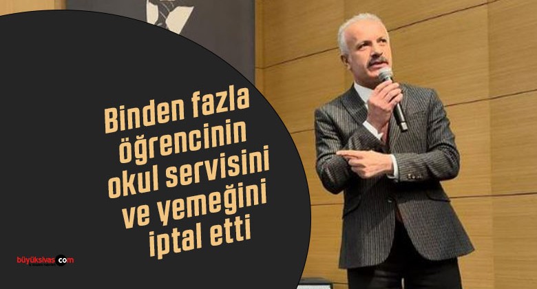 Sivas’ta yaklaşık bin öğrenci mağdur olacak! İşte nedeni