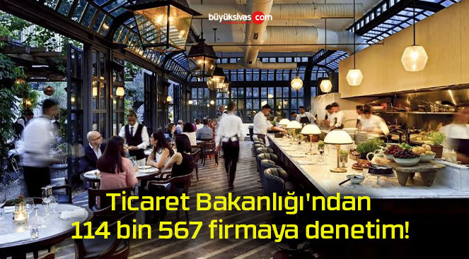 Ticaret Bakanlığı’ndan 114 bin 567 firmaya denetim!