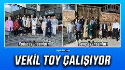 Sivas Milletvekili Rukiye Toy kadın ve genç iş insanları ile bir arada