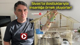 Sivas’ta dostluklarıyla insanlığa örnek oluyorlar!