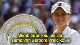 Wimbledon kadınlarda şampiyon Barbora Krejcikova!