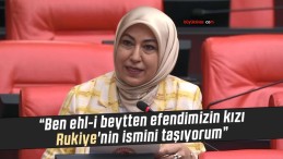 AK Parti Sivas Milletvekili Rukiye Toy’dan TBMM’de Muharrem Ayı Konuşması