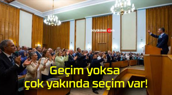 Geçim yoksa çok yakında seçim var!