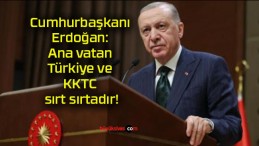Cumhurbaşkanı Erdoğan: Ana vatan Türkiye ve KKTC sırt sırtadır!