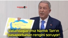 Vatandaşlarımız Namık Tan’ın pasaportunun rengini soruyor!