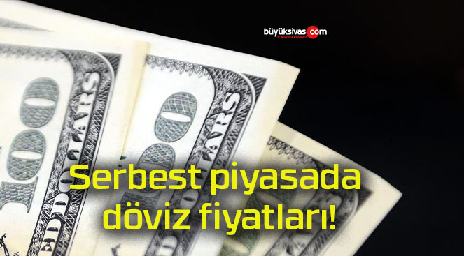 Serbest piyasada döviz fiyatları!