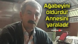 Ağabeyini öldürdü! Annesini yaraladı!