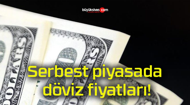 Serbest piyasada döviz fiyatları!