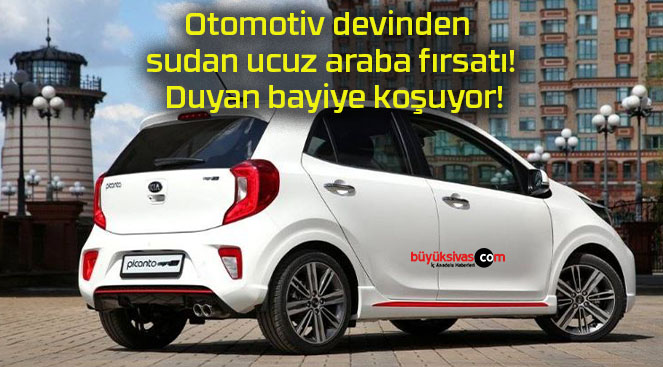 Otomotiv devinden sudan ucuz araba fırsatı! Duyan bayiye koşuyor!