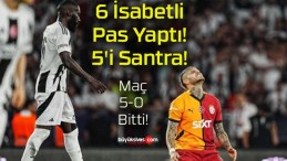 6 İsabetli Pas Yaptı! 5’i Santra!