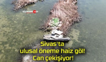 Sivas’ta ulusal öneme haiz göl! Can çekişiyor!