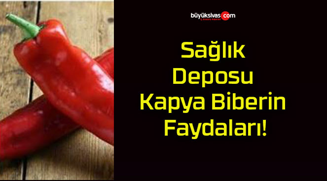 Sağlık Deposu Kapya Biberin Faydaları!