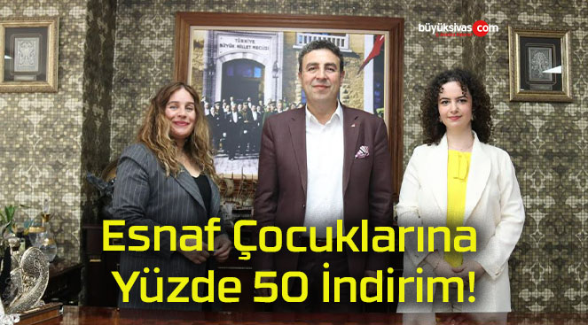 Esnaf Çocuklarına Yüzde 50 İndirim!