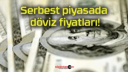 Serbest piyasada döviz fiyatları!