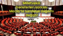 Milletvekili transferleri sonrası Meclis’te sandalye dağılımı değişti!