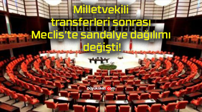 Milletvekili transferleri sonrası Meclis’te sandalye dağılımı değişti!