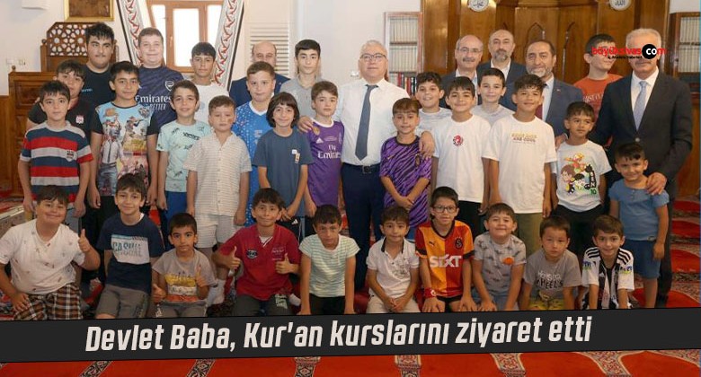 Devlet Baba, Kur’an kurslarını ziyaret etti