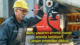 Bunu yapanın emekli maaşı anında kesiliyor! Çalışan emekliler dikkat!