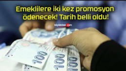 Emeklilere iki kez promosyon ödenecek! Tarih belli oldu!