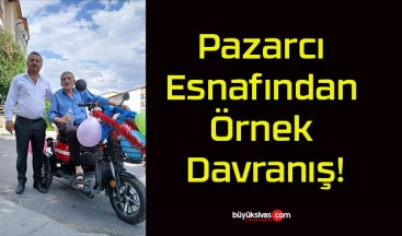 Pazarcı Esnafından Örnek Davranış!