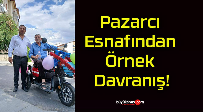 Pazarcı Esnafından Örnek Davranış!