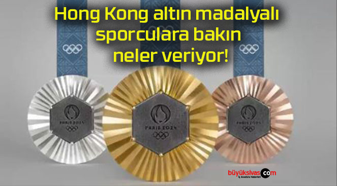 Hong Kong altın madalyalı sporculara bakın neler veriyor!