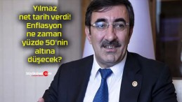 Yılmaz net tarih verdi! Enflasyon ne zaman yüzde 50’nin altına düşecek?