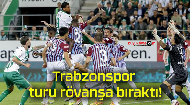 Trabzonspor turu rövanşa bıraktı!