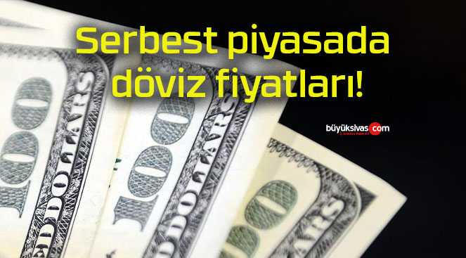 Serbest piyasada döviz fiyatları!