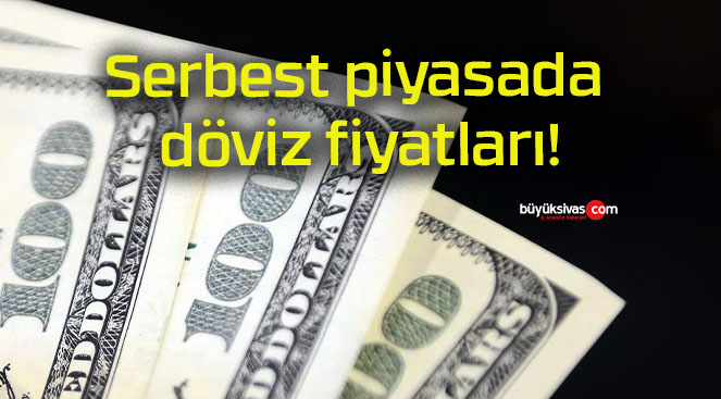 Serbest piyasada döviz fiyatları!